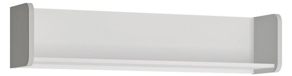 Polita ALBI, alb, PAL laminat, 118x24x26 cm