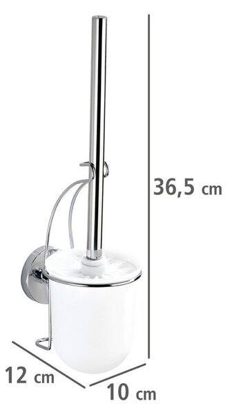 Perie pentru toaletă Wenko cu sistem de prindere Vacuum-Loc, până la 33 kg