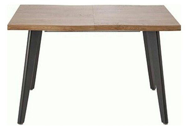 Masa extensibila bucatarie DICKSON, stejar miere/negru, 150/210x90x75