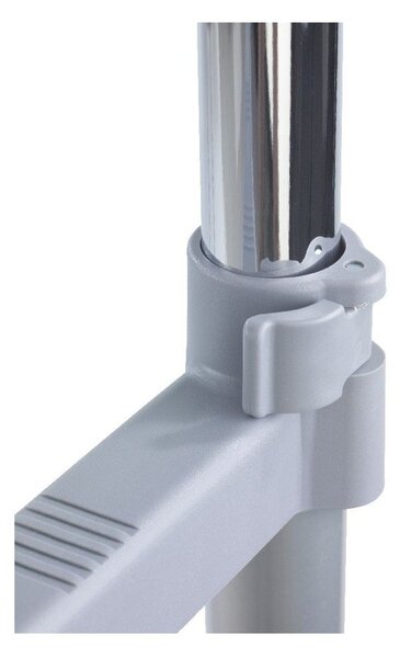 Suport de haine mobil telescopic din metal gri Twin - Wenko