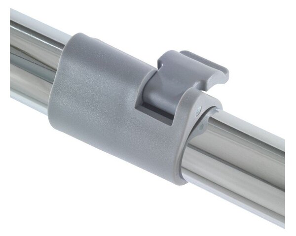Suport de haine mobil telescopic din metal gri Twin - Wenko