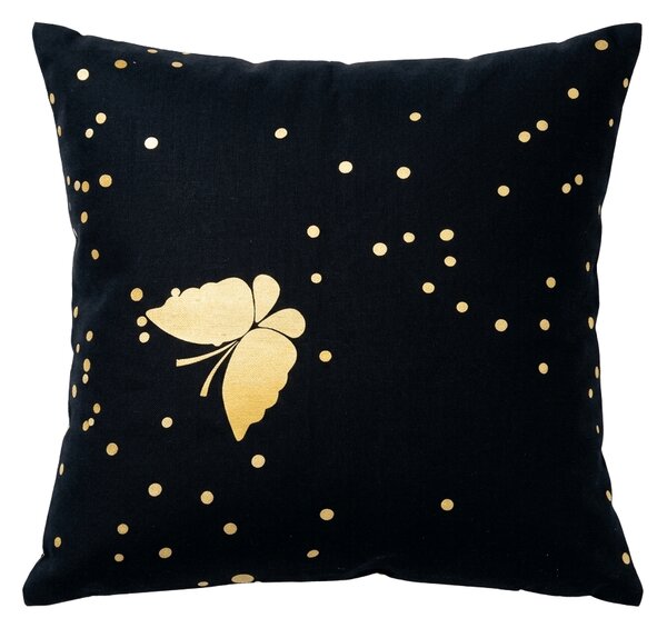 Husa pentru perna din microfibra VISATA 45x45 cm, negru