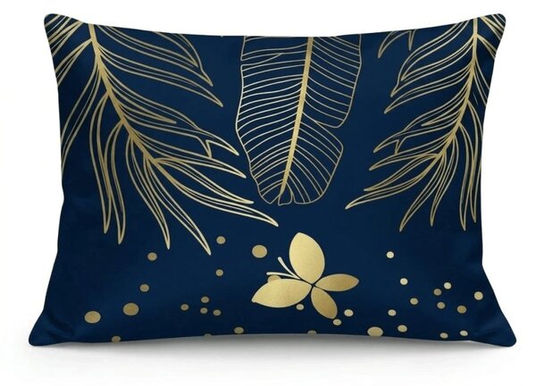 Fața de pernă din microfibra VISATA 70x90 cm, neagra