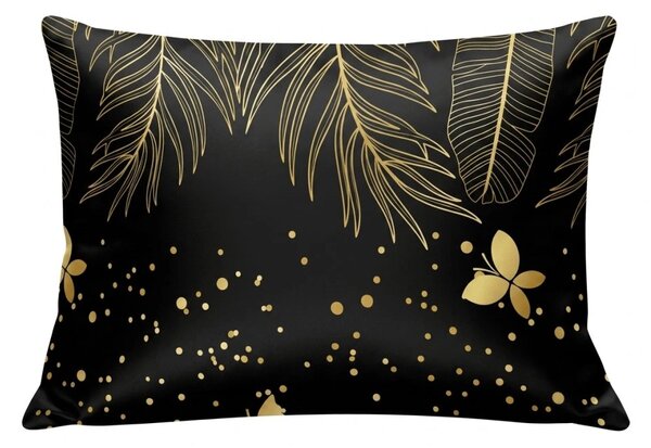 Fața de pernă din microfibra VISATA 70x90 cm, neagra