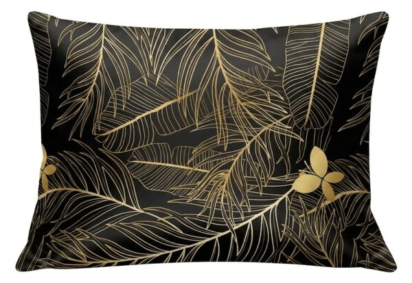 Fața de pernă din microfibra VISATA 70x90 cm, neagra