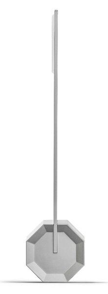 Veioză argintie cu intensitate reglabilă (înălțime 38 cm) Octagon One – Gingko