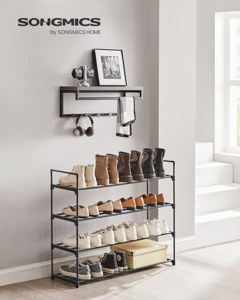 Pantofar Songmics Negru 30x92x74 cm