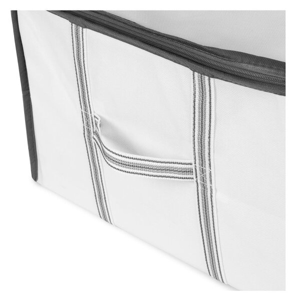 Cutii de depozitare pentru haine 2 buc. din material textil cu vacuum/cu pereți întăriți 65x45x27 cm Life – Compactor
