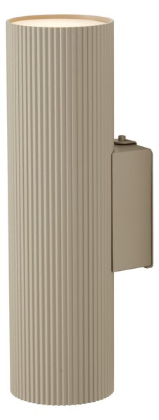 Japandi wandlamp taupe incl. LED 3-staps dimbaar in Kelvin en oplaadbaar - Ribelle