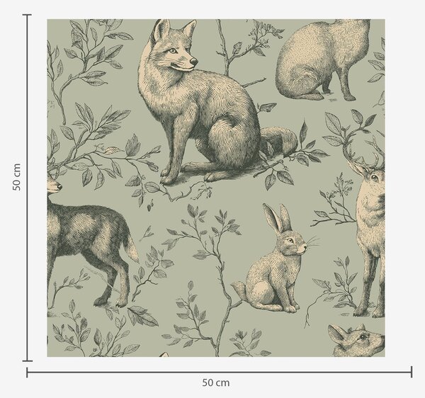 Tapet Animale, Tapet vintage, a00544 : Uwalls.ro