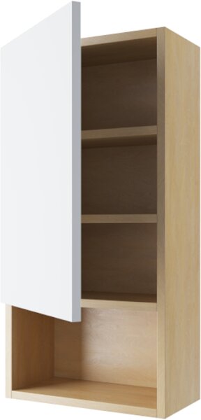 Excellent Tuto dulap 40x21.8x80 cm laterala pe perete alb-stejar MLEX.0105.400.BLWH