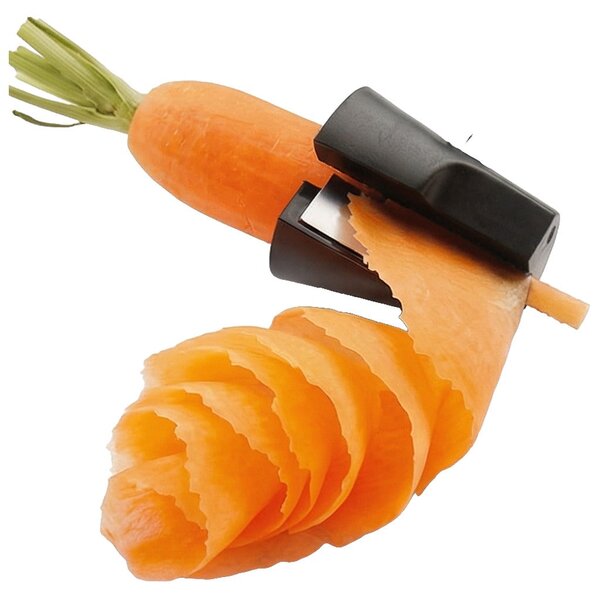 Feliator pentru flori și decoruri din legume, lamă zimțată, pentru morcov și castravete