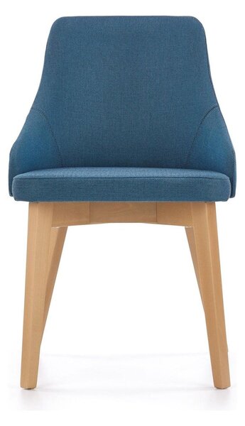 Scaun cu stofa albastru denim tapitat Toledo, 55X51X82 CM