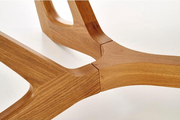 Masa extensibila WENANTY, stejar, 160/240x100x77 cm