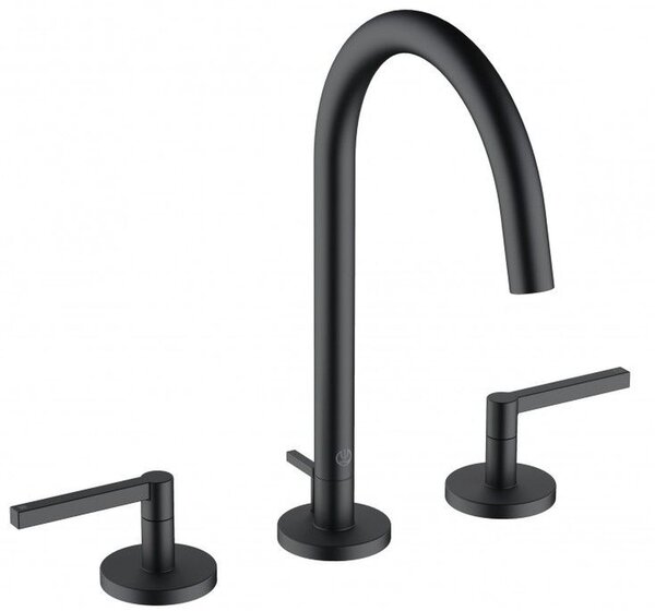 Kludi Nova Fonte Puristic baterie lavoar stativ negru 201433915