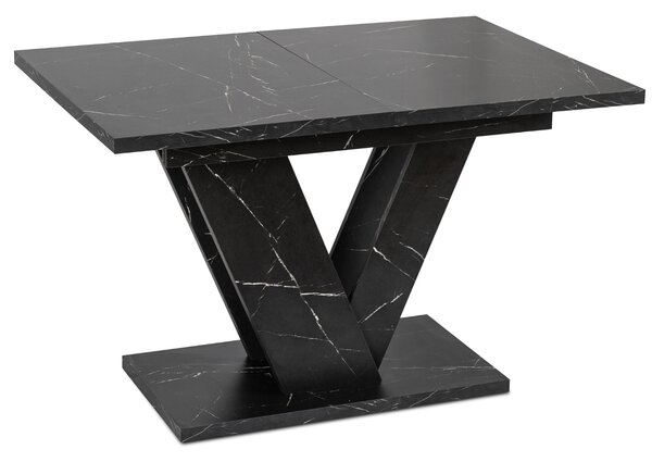 Masă sufragerie extensibilă Comentado (marmură negru) (pentru 4-6 persoane). Promo -20%. 1119011