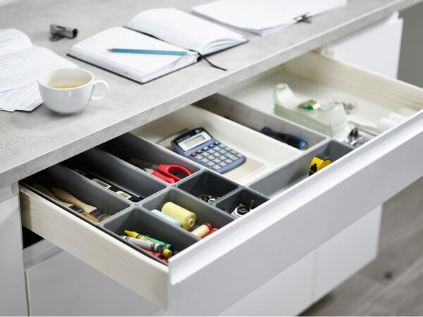 Organizator sertare variabilJoseph Joseph Blox, gri