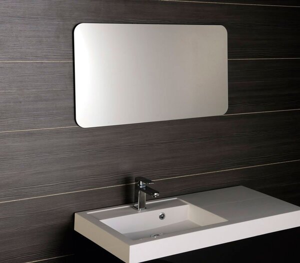Sapho Sapho, ISHAPE Oglinda 1200x600mm, colturi rotunjite, fara montaj, AG612