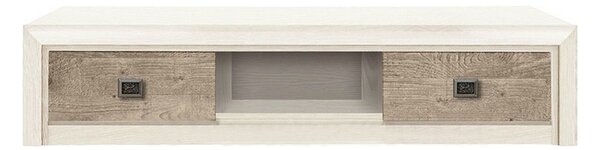 Comoda TV KOEN 2, pin canyon/stejar Karbel, PAL, 150x57x33 cm