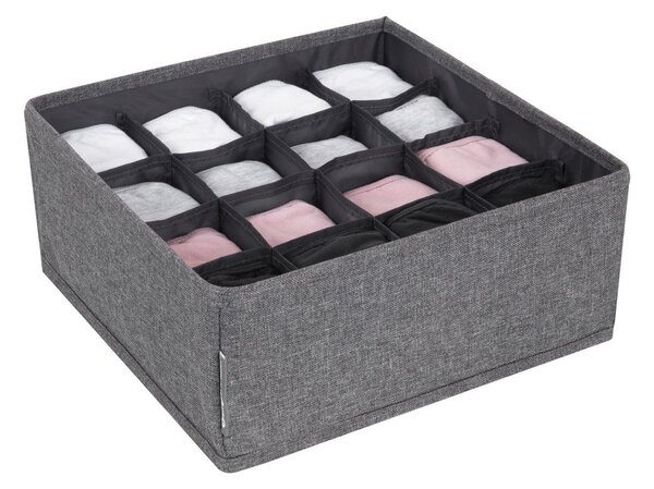 Organizator de sertare cu 16 compartimente Bigso Box of Sweden Drawer, gri