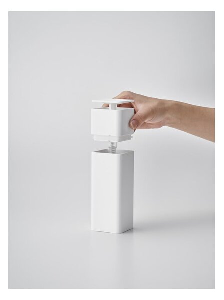 Dozator / dispenser de săpun Yamazaki Tower, 250 ml, alb