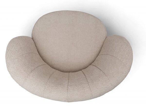 Fotoliu relaxare Soya - boucle bej Catch Me 02