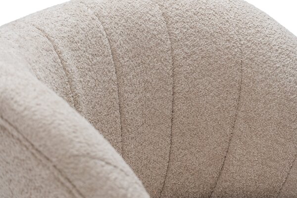 Fotoliu relaxare Soya - boucle bej Catch Me 02