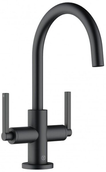 Kludi Nova Fonte Puristic baterie lavoar stativ negru 201183915
