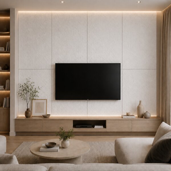 Panou Flexibil Autoadeziv Premium – Tencuială model Piatră Alb 120x60 cm