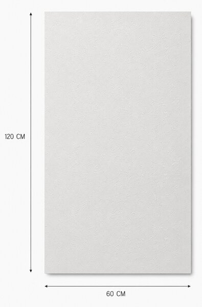 Panou Flexibil Autoadeziv Premium – Tencuială model Piatră Alb 120x60 cm