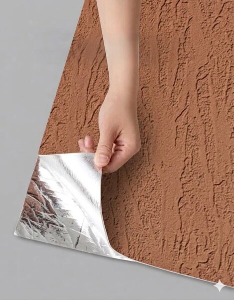 Panou Flexibil Autoadeziv Premium – Tencuială Azur-Provance 120x60 cm