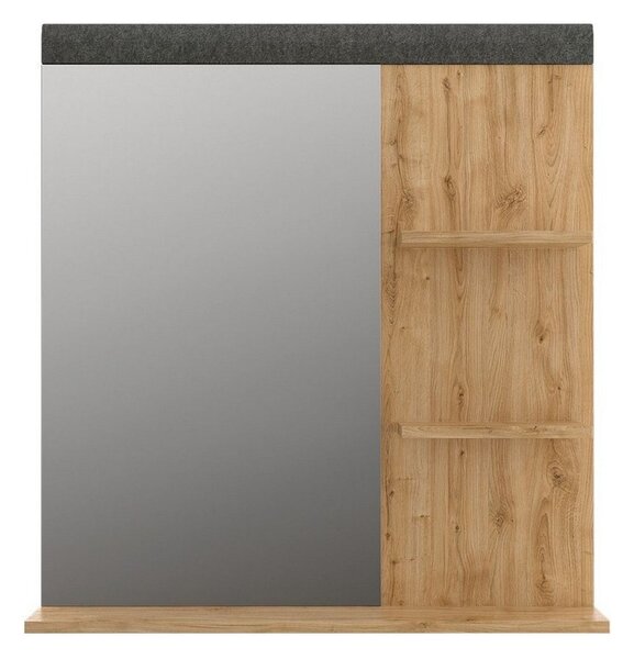 Oglinda GRACE, stejar, PAL laminat, 79x16x85 cm
