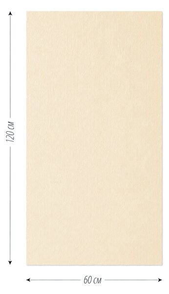 Panou Flexibil Autoadeziv Premium – Tencuială structurată Galben-Bej 120x60 cm