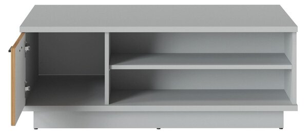 Masuta VERO, gri/stejar, PAL laminat, 100x60x42 cm