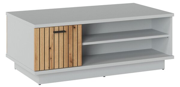 Masuta VERO, gri/stejar, PAL laminat, 100x60x42 cm