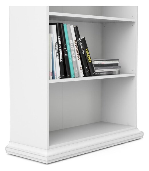 Bibliotecă albă 96x201 cm Paris – Tvilum