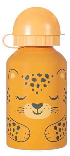Stică apă copii Orange Sass & Belle Leopard, 250 ml, portocaliu