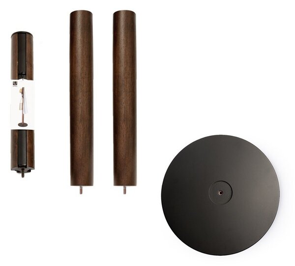 Cuier negru din lemn de arbore de cauciuc Flapper – Umbra
