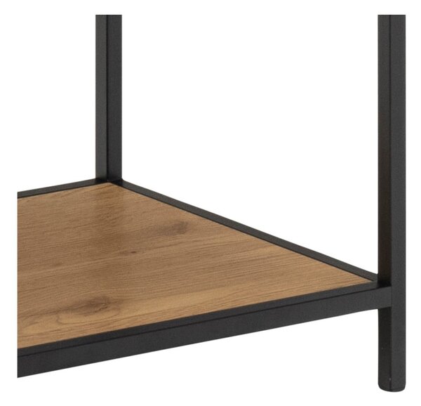 Bibliotecă în decor de stejar sălbatic Actona Seaford, 135 x 150 cm