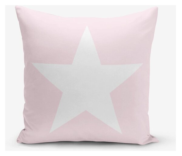 Față de pernă Minimalist Cushion Covers Star Pink, 45 x 45 cm