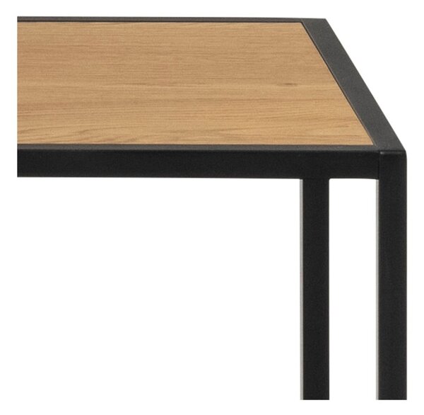 Bibliotecă în decor de stejar sălbatic Actona Seaford, 135 x 150 cm