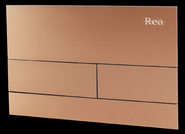 Rea Rea, Buton de spălare pentru sisteme WC încastrate T-Steel, cupru mat, REA-E0053