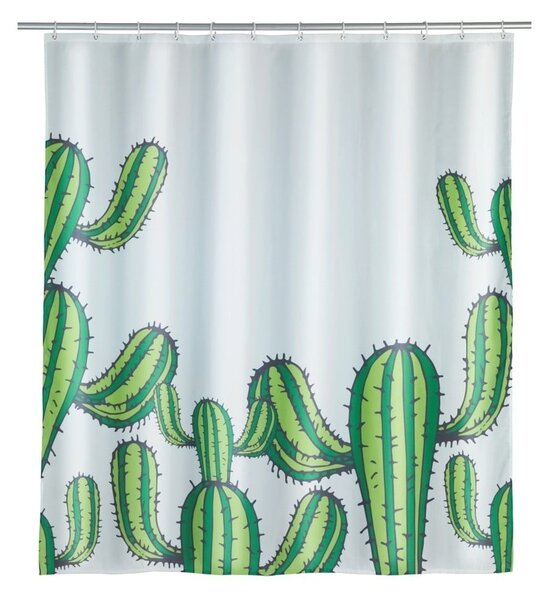 Perdea duș Wenko Cactus, 180 x 200 cm