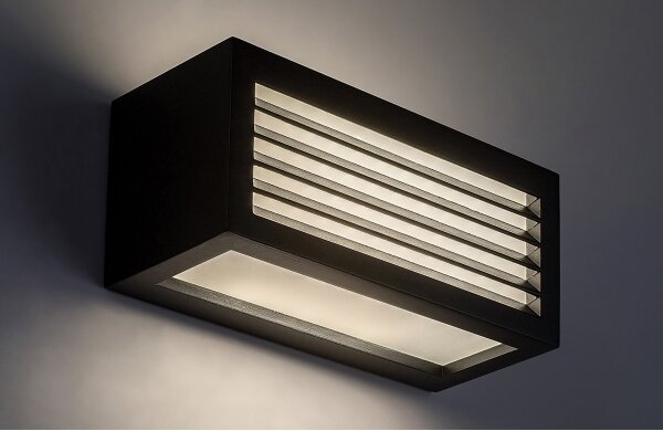Aplică LED de exterior Rabalux 77100 LUBLIN LED/10W/230V IP54 negru