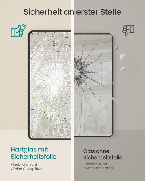 Oglinda de perete, Berit, Songmics, Negru, 91x61x1.3 cm