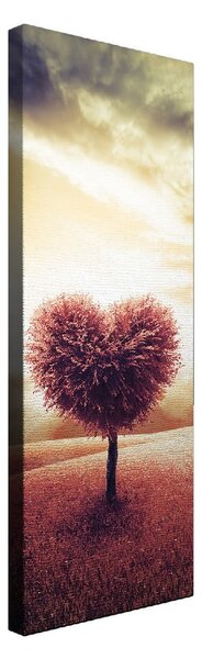 Tablou pe pânză Solid Heart, 30 x 80 cm