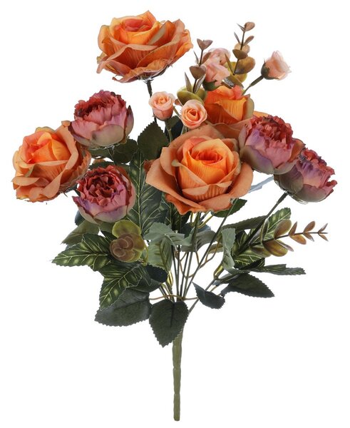 Trandafiri în buchet, portocaliu, 26 x 36 cm