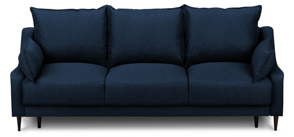 Canapea extensibilă cu spațiu pentru depozitare Mazzini Sofas Ancolie, albastru, 215 cm