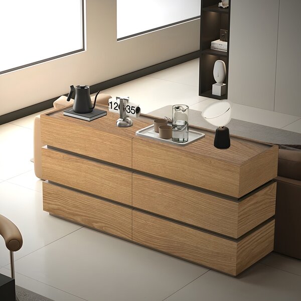 Comoda Sonlen, Pako World, Stejar, MDF, 120x40x72 cm