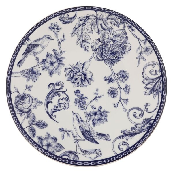 Set farfurii servire, 24 bucati Cerulean Waves Albastru 27x27x2 cm
